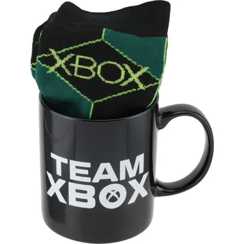 Dárkový set - hrnek s ponožkami Xbox: TNT (objem 315 ml|EU 41 - 46)