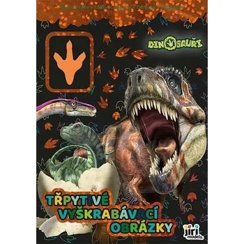 omalovánky Třpytivé vyškrabávací obrázky Dinosauři neuveden