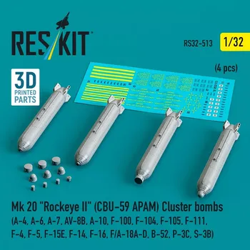 Plastikový model Reskit 1/32 Mk 20 'Rockeye II' (CBU-59 APAM) Cluster bomb