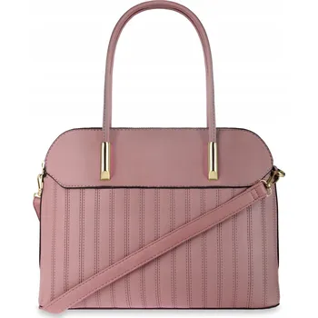 Růžová eko kůže kabelka World pl
