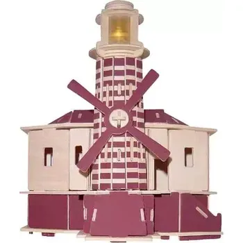 3D puzzle Woodcraft construction kit Woodcraft Dřevěné 3D puzzle maják