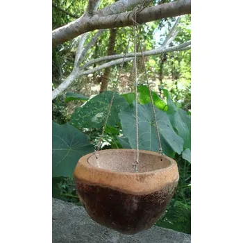 Mitra Bali Závěsné kokosové krmítko z Bali, 19 cm