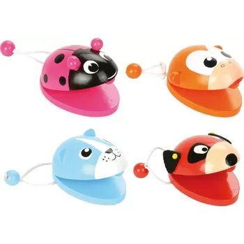 Hudební nástroj pro děti Vilac Kastaněty zvířátka 1ks