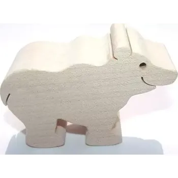 Dřevěná hračka Fauna Dřevěné zvířátko medvěd