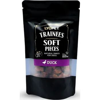 Pamlsek pro psa LYOPET Trainees Snack Soft Pieces Duck