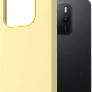 Pouzdro na mobilní telefon AlzaGuard Premium Silicone Case pro Xiaomi Redmi Note 14 5G žlutý