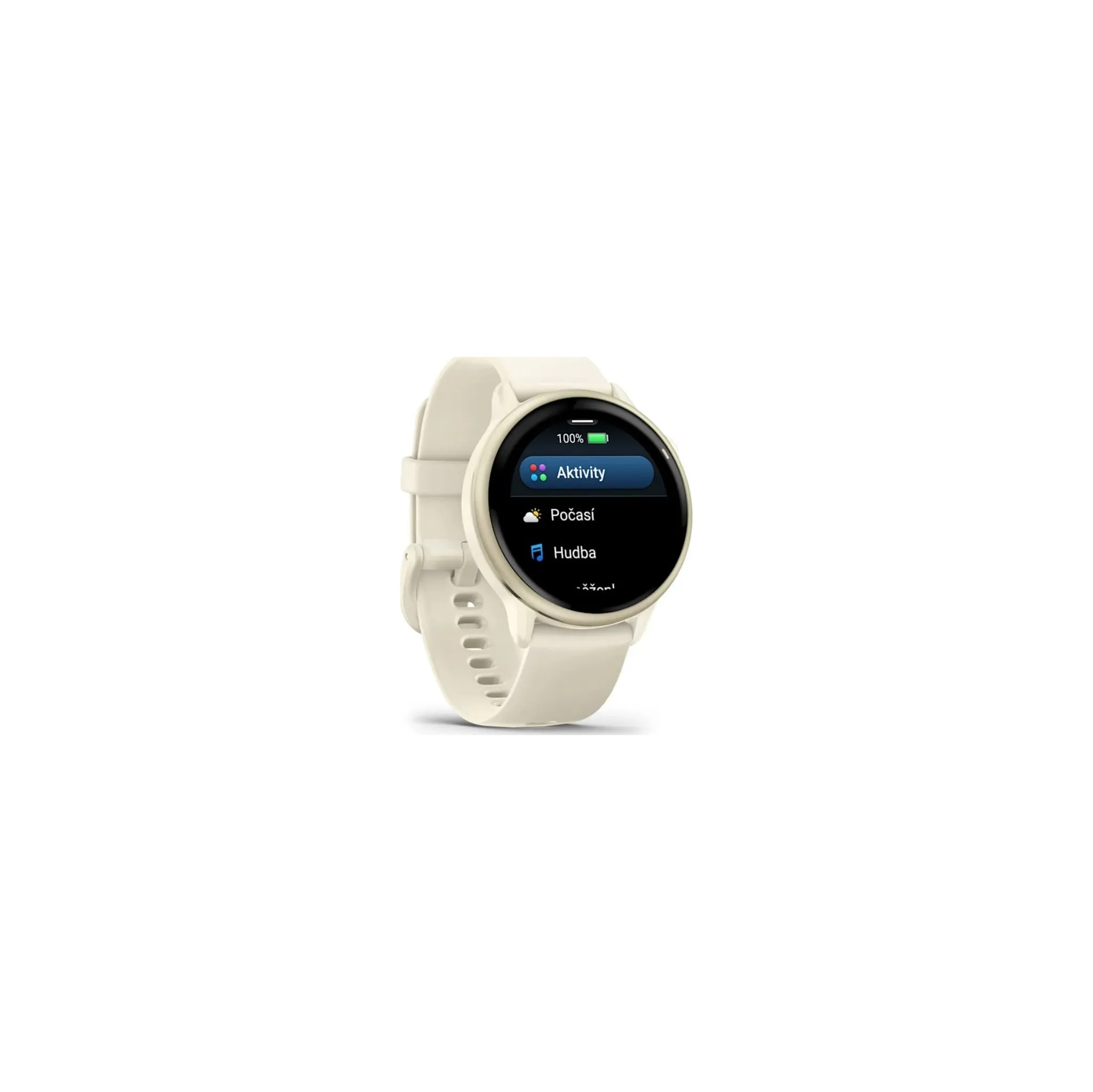 Fotografie 2 - Chytré hodinky Garmin vívoactive 6 Lunar Gold/Bone