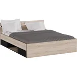 Multifunkční postel 160x200 MICHIGAN dub/černá
