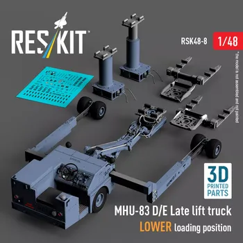 Plastikový model Reskit 1/48 MHU-83 D/E lift truck LOWER loading position