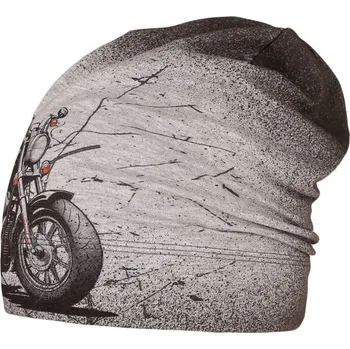 Čepice Bavlněná čepice Polo - vzor 88 - šedá - motorka 56 - 58