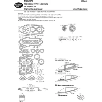 Plastikový model New Ware 1/48 Mask F-35C Lightning II EXPERT (TAM 61127)