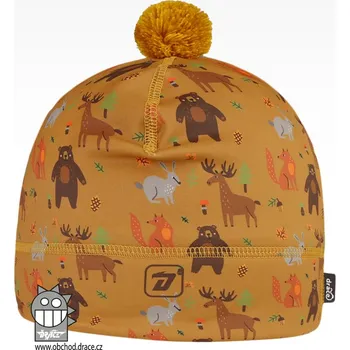 Čepice Flavio - zimní funkční čepice - vzor 148 - lesní zvířátka L 54 - 56