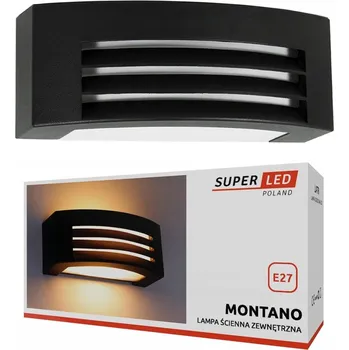 Nástěnné svítidlo Venkovní nástěnné svítidlo SuperLED černé E27 12 W