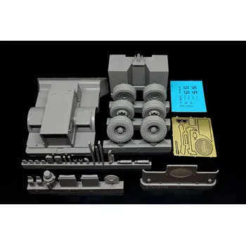 Plastikový model Brengun 1/32 UK Flight Deck Tractor Tugmaster (resin kit)