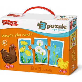 Puzzle Vzdělávací puzzle Farfarland - "Co bude dál? (Triple)"