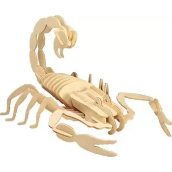 3D puzzle Woodcraft construction kit Woodcraft Dřevěné 3D puzzle Štír