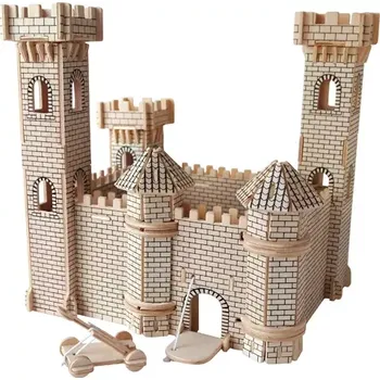 3D puzzle Woodcraft construction kit Woodcraft Dřevěné 3D puzzle hrad II