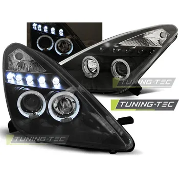 Přední světlomet TOYOTA CELICA T230 99-05 ANGEL EYES černé