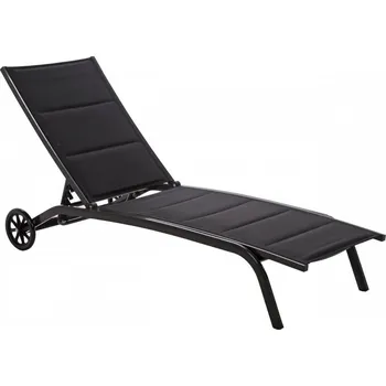 Zahradní lehátko Polohovací zahradní lehátko s kolečky