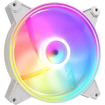 PC ventilátor Volcano Apex 140 ARGB Reverse bílý ventilátor 140 mm