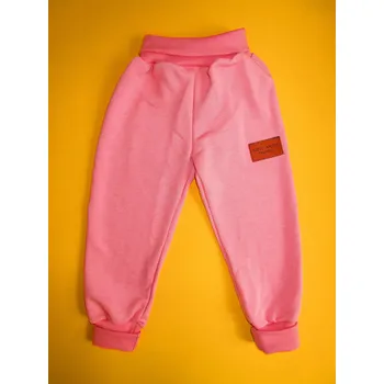 Arex, ČR Jednobarevné rostoucí tepláčky s nášivkou Barva: světlerůžová, Velikost: 92