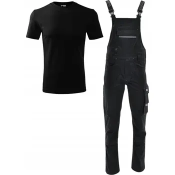 Pracovní obuv ELASTICKÝ PRACOVNÍ OBLEK STRETCH - KALHOTY S LACLEM A TRIČKO BOZP VELIKOST 58