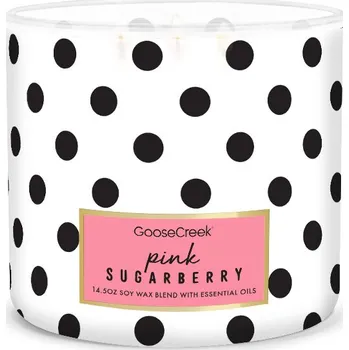 Svíčka Svíčka 0,41 KG PINK SUGARBERRY, aromatická v dóze, 3 knoty|Goose Creek