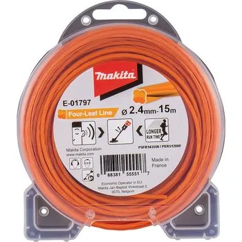 Struna do sekačky MAKITA E-01797 Struna nylonová 2,4mm, oranžová, 15m free_store_pickup