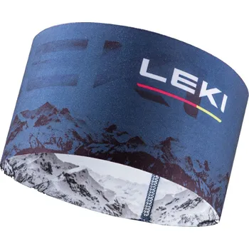 Sportovní čelenka Čelenka Leki XC Headband dark denim/white/poppy red UNI
