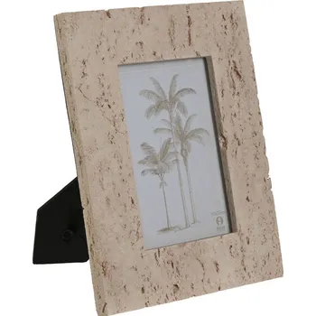 Digitální fotorámeček Fotorámeček Home ESPRIT Béžová Pryskyřice Sklo Mramorový Městský 18 x 2 x 22 cm