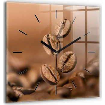 Hodiny Nástěnné hodiny Wallfluent, odstíny hnědé, 60 cm