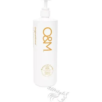 Vlasová regenerace O&M Original & Mineral The Power Base Proteinová Maska 1000ml 1L (O&M maska pro slabé a poškozené vlasy)
