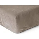 Sleeptime Sametové prostěradlo Taupe Velikost: 160x200