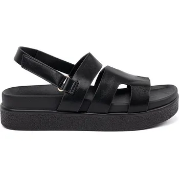 Dámské sandále Goodin Exkluzívní sandály dámské černé na platformě 41