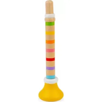 Hudební nástroj pro děti Bigjigs Toys Trumpetka 1 ks žlutá