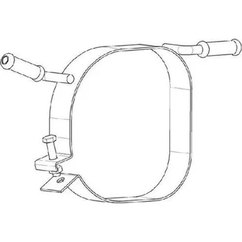 WALKER Držák tlumiče výfuku pozinkovaný pro Citroen Xsara Picasso 1.6i, 1.6HDi, 2.0HDi (80595)