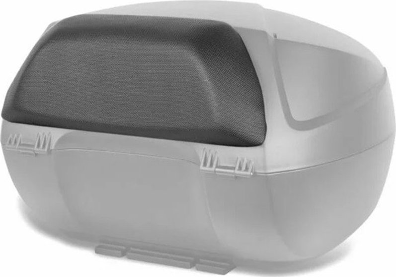 Motorrad-ruggenleuningkussen, topcase-accessoire voor rugleuning, rubberen zitkussen voor zadeltassen, kofferbak, passagiersrugleuning-accessoire geschikt voor F800GS (Zwart