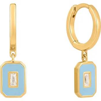 Náušnice Dámské náušnice Ania Haie E028-03G-B Mincovní stříbro Zlatá (1 cm)