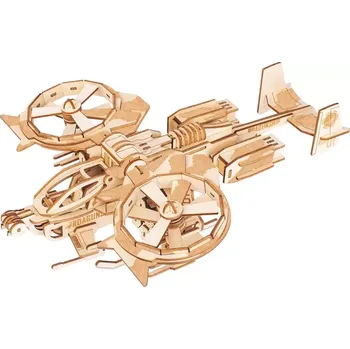 3D puzzle Woodcraft construction kit Woodcraft Dřevěné 3D puzzle RDA bitevní vrtulník