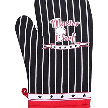 Forbyt Kuchyňská chňapka Master Chef černá 1 ks 18 × 28 cm