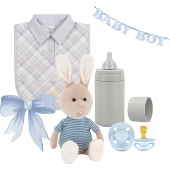 Dárkový potravinový koš Dárkový set pro miminko - Chlapeček midi