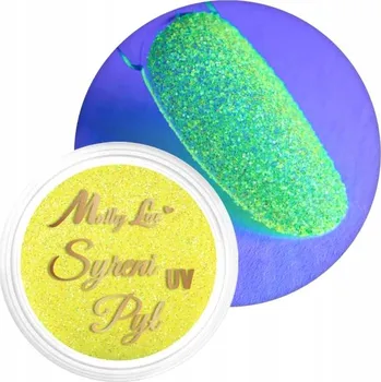 Prášek na nehty Syrení efekt UV Neon 2,5 g - Č. 2