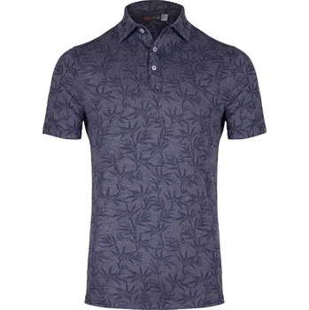 Pánské tričko Kjus Men Stephen Polo S/S 52, Atlanta Blue/White, pánské