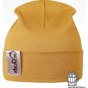 Čepice York Bavlněná čepice - vzor 04 - tmavá hořčicová 46 - 48