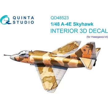 Plastikový model Quinta studio 1/48 A-4E 3D-Print.&col.Interior (HAS/H.2000)