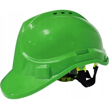 Pracovní přilba OCHRANNÁ PŘILBA ABS HELMA BOZP STAVEBNÍ PRACOVNÍ ZELENÁ 53-62 CM