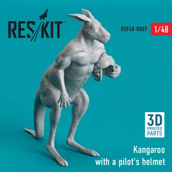 Plastikový model Reskit 1/48 Kangaroo w/ a pilot's helmet