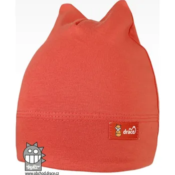 Čepice Bavlněná kojenecká čepice Čertík - vzor 39 - terakota 44 - 46