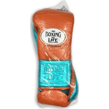 Boxerské rukavice Boxerské rukavice No Boxing No Life - oranžové / aqua