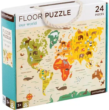 Puzzle Petit Collage Podlahové puzzle náš svět